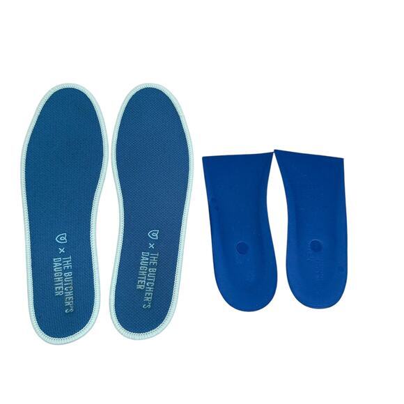 Rothy's x The Butchers Daughter Sneakers Size 10.5 Silp On Shibori Blue - Picture 9 of 10